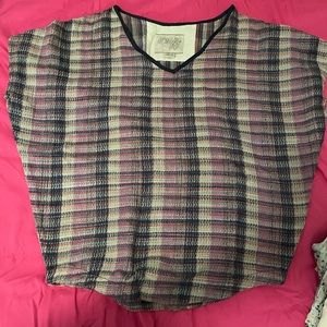 Ace & Jig crop top short sleeve small